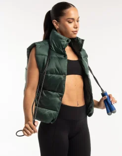 Sale ECHT Elevate Puffer Vest Emerald Green