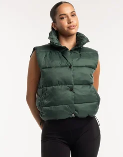 Sale ECHT Elevate Puffer Vest Emerald Green