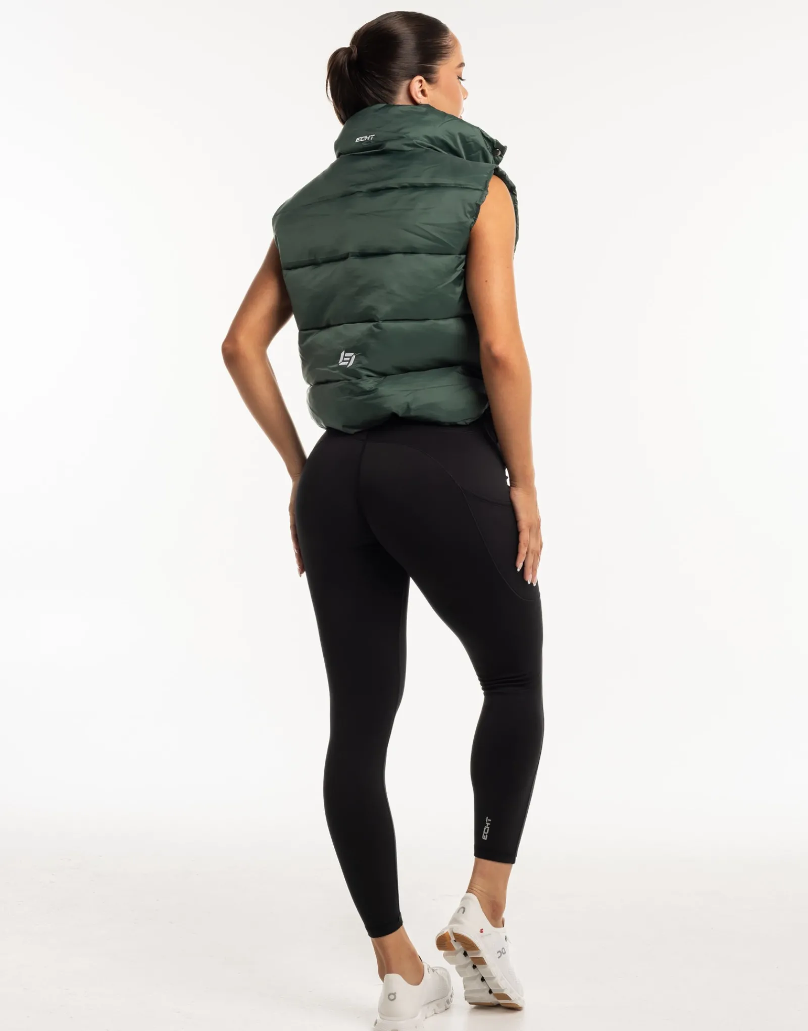 Sale ECHT Elevate Puffer Vest Emerald Green