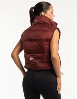 Online ECHT Elevate Puffer Vest Brown