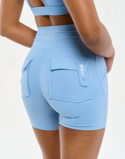 Online ECHT Essence Shorts Process Blue