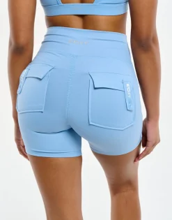 Online ECHT Essence Shorts Process Blue