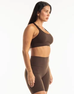 Best ECHT Essence Sports Bra Fudge Brown