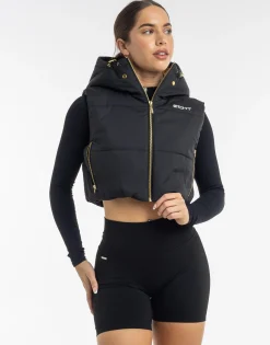 Clearance ECHT Essentia Vest Jacket Black