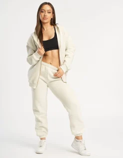 Sale ECHT Essential Zip-Up Hoodie Heather Grey