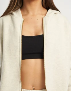 Sale ECHT Essential Zip-Up Hoodie Heather Grey