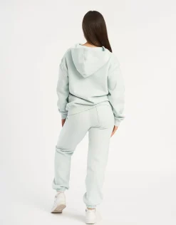 Online ECHT Essential Zip-Up Hoodie Light Blue