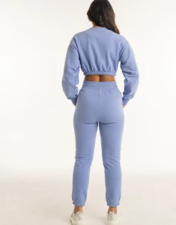 Sale ECHT Esteem Cropped Sweater Hydrangea Blue