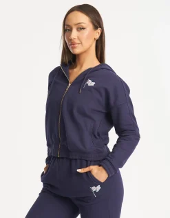Hot ECHT Flag Zip-Up Jacket Eclipse Blue