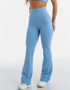 Fashion ECHT Flare Leggings Process Blue