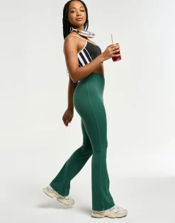 Hot ECHT Flare Leggings V2 Forest Green