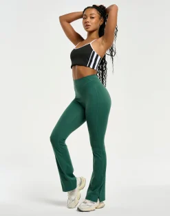 Hot ECHT Flare Leggings V2 Forest Green