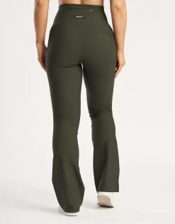 Online ECHT Flare Lounge Leggings Forest Green