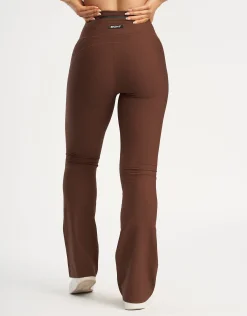 Hot ECHT Flare Lounge Leggings Chestnut Brown