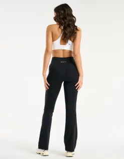 Outlet ECHT Flare Lycra Pocket Leggings Black