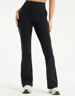 Outlet ECHT Flare Lycra Pocket Leggings Black