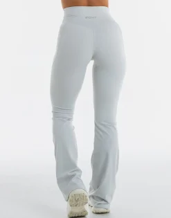 Fashion ECHT Flare Pocket Leggings Micro Grey