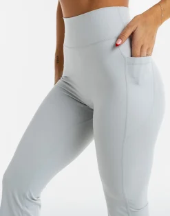 Fashion ECHT Flare Pocket Leggings Micro Grey