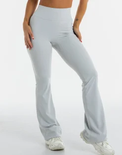 Fashion ECHT Flare Pocket Leggings Micro Grey