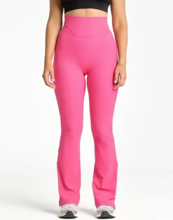 Online ECHT Flare Ribbed Leggings V2 Pink