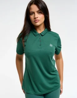 New ECHT Flow Short-Sleeve Polo Green