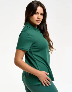 New ECHT Flow Short-Sleeve Polo Green