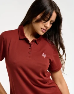 Outlet ECHT Flow Short-Sleeve Polo Brown
