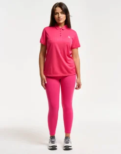 Hot ECHT Flow Short-Sleeve Polo Pink