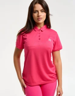 Outlet ECHT Flow Short-Sleeve Polo Pink