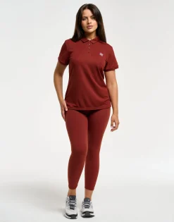 Clearance ECHT Flow Short-Sleeve Polo Brown