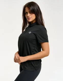 Fashion ECHT Flow Short-Sleeve Polo Black