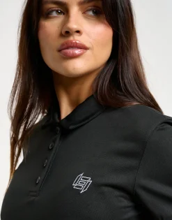 Fashion ECHT Flow Short-Sleeve Polo Black