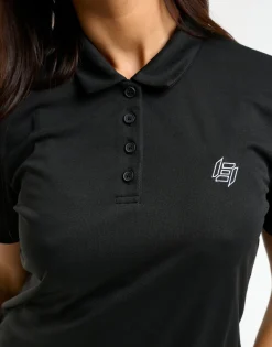 Fashion ECHT Flow Short-Sleeve Polo Black
