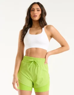 New ECHT Freedom Running Shorts Lime Green