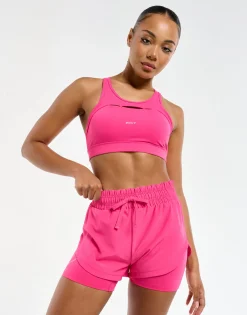 Clearance ECHT Freedom Running Shorts Bright Pink