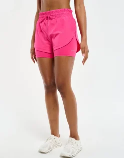 Clearance ECHT Freedom Running Shorts Bright Pink
