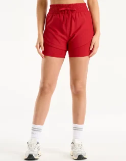 Clearance ECHT Freedom Running Shorts Scarlet Red