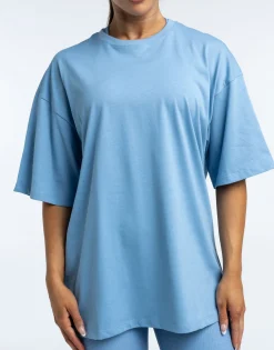 Discount ECHT Futura Oversize Tee Process Blue