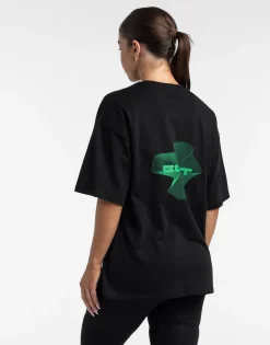 Discount ECHT Futura Oversize Tee Black