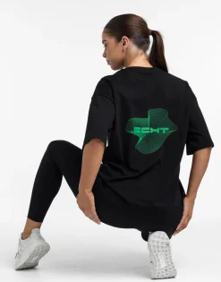 Discount ECHT Futura Oversize Tee Black