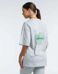 Sale ECHT Futura Oversize Tee Micro Grey