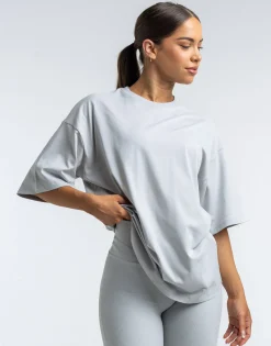Sale ECHT Futura Oversize Tee Micro Grey