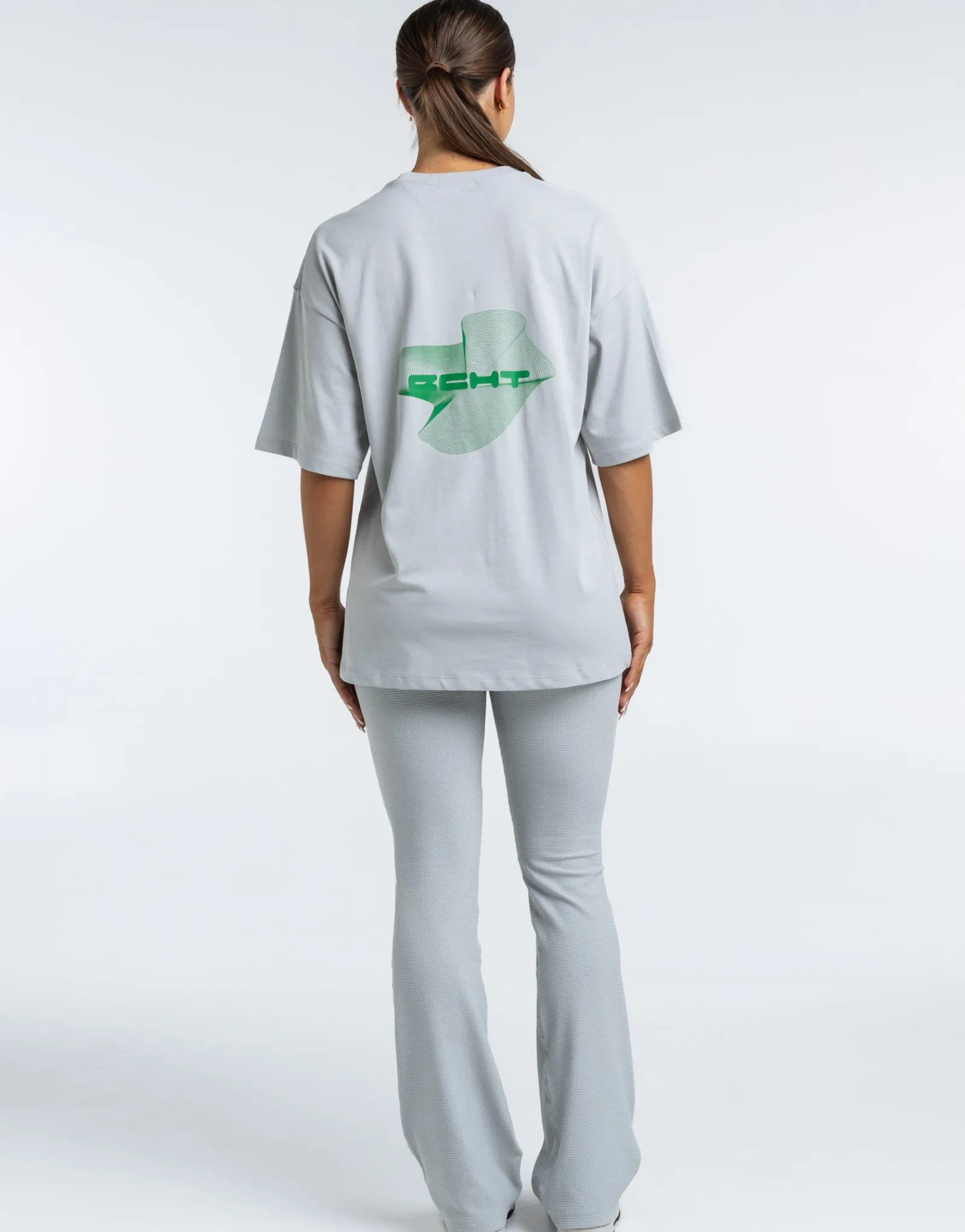 Sale ECHT Futura Oversize Tee Micro Grey