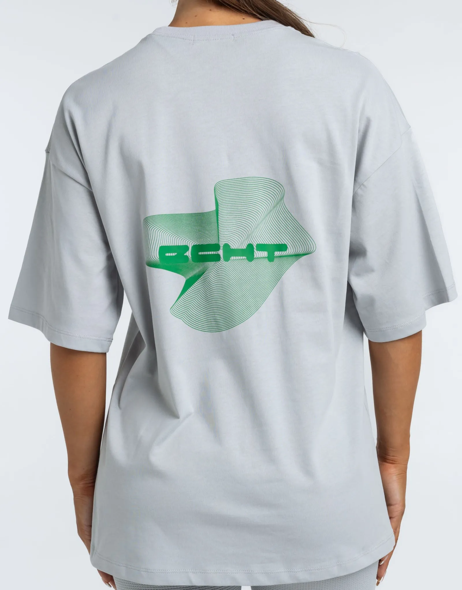 Sale ECHT Futura Oversize Tee Micro Grey