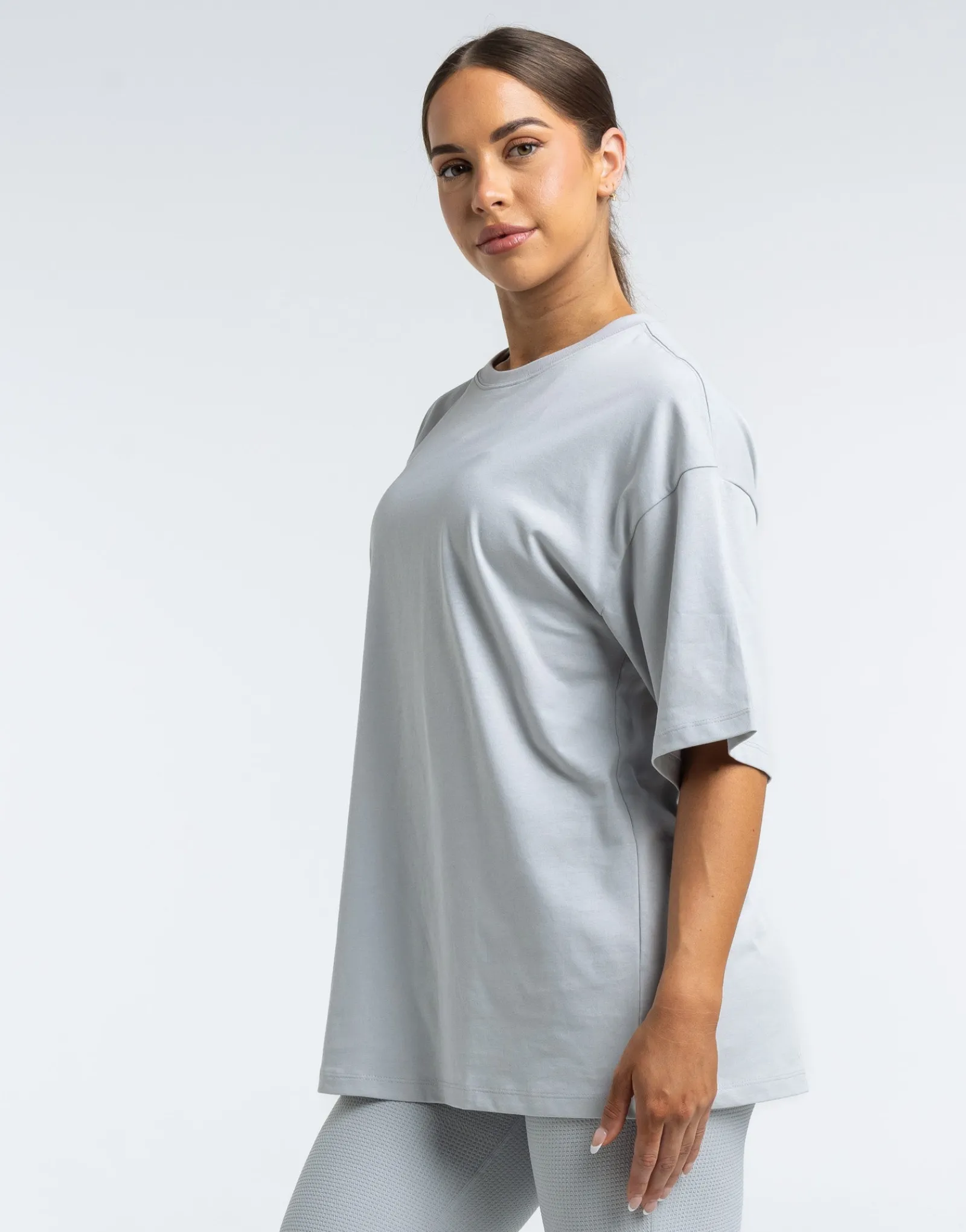Sale ECHT Futura Oversize Tee Micro Grey