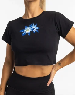 Clearance ECHT Glory Cropped Tee Black