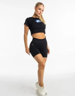 Clearance ECHT Glory Cropped Tee Black