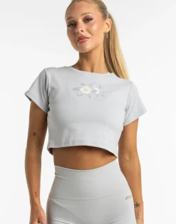 Discount ECHT Glory Cropped Tee Grey