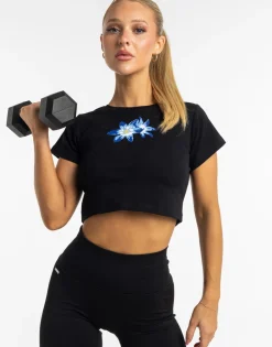 Online ECHT Glory Cropped Tee Black