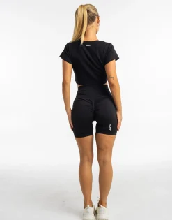 Online ECHT Glory Cropped Tee Black